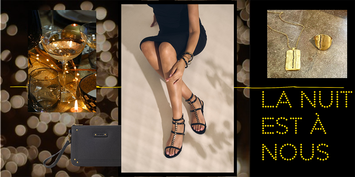 With My Sands | Leather sandals| Lookbook Evenings Party | Inspirations Lifestyle