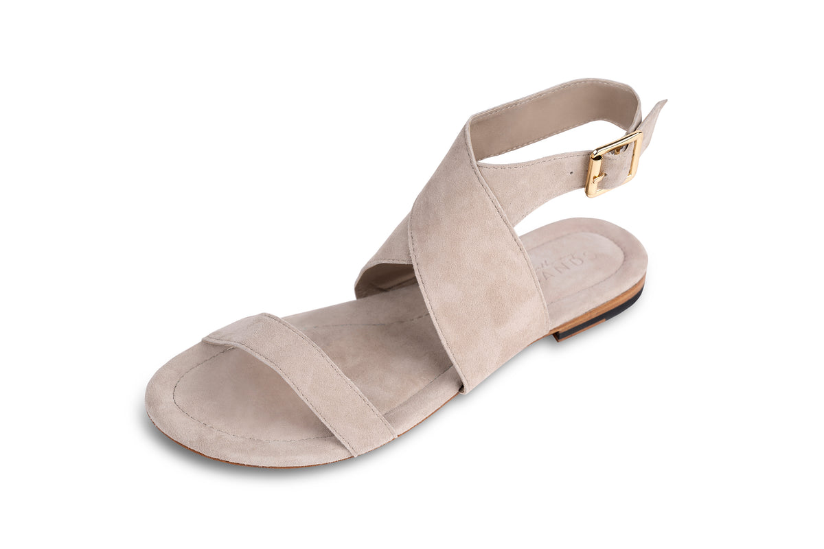 With My Sands | Leather sandals| Gypset Greige Model | Inspirations Lifestyle