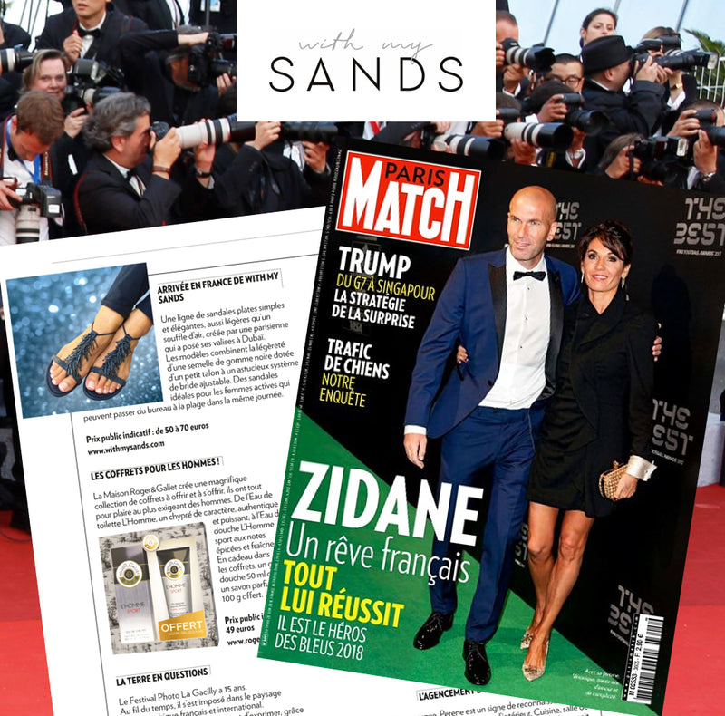 Feeling like a Star when featured in the famous Paris-Match