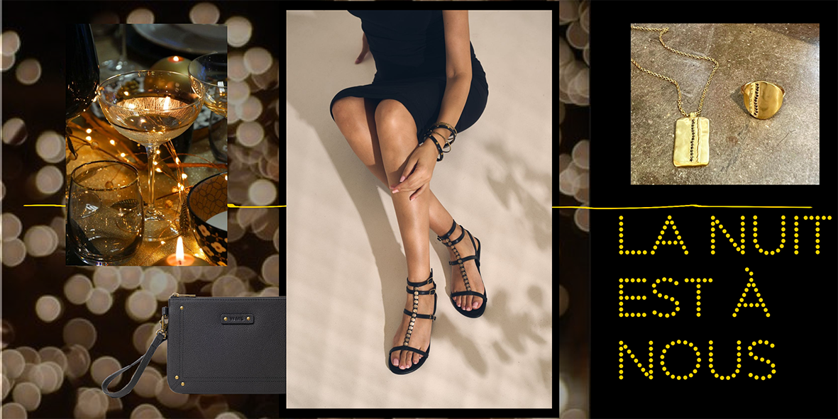 With My Sands | Leather sandals| Lookbook Evenings Party | Inspirations Lifestyle 