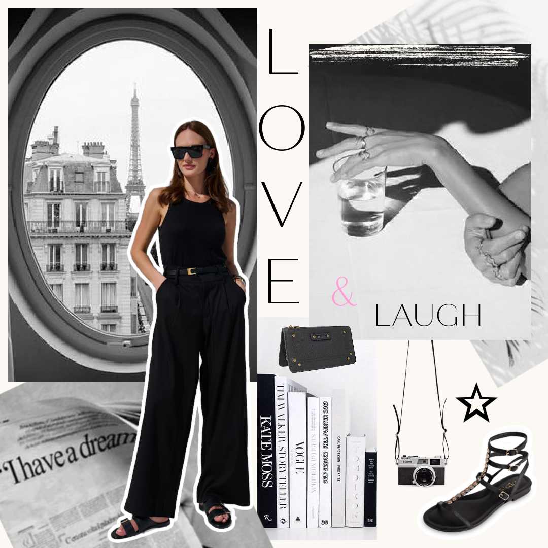 Collage Lifestyle, ambiance & accessories Black & White