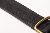 Cinturón con hebilla cuadrada – Negro
